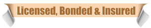 Licensed, Bonded & Insured